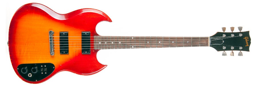 Gibson SG III (missing its pickguard) electric guitar