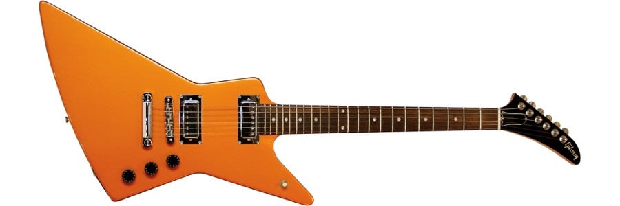 Gibson X-plorer Studio, electric guitar in metallic copper finish.