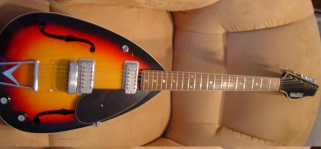 Halifax teardrop shaped electric guitar