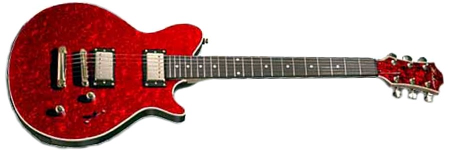Hohner Caribbean Pearl (Pearl Berry Red) electric guitar