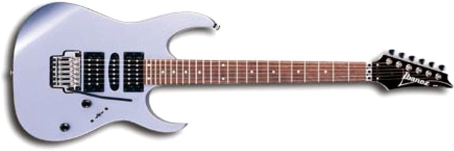 Ibanez RG370 electric guitar moon shadow silver color