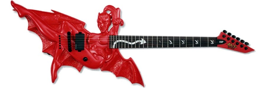 ESP LTD devil girl electric guitar