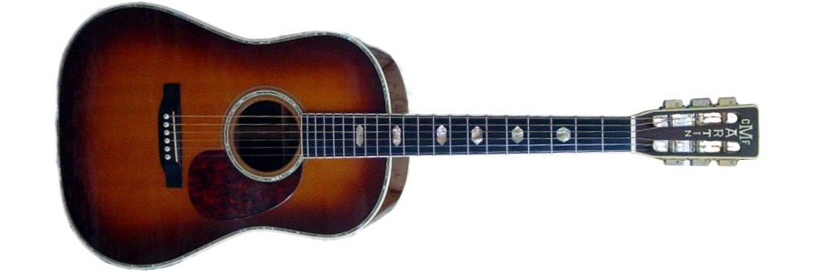 Martin D-41S, slope shouldered dreadnought with slotted peghead