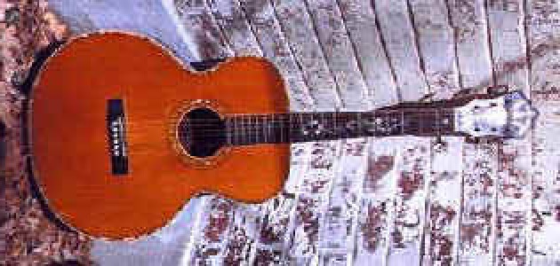 Oahu 68K 69K deluxe jumbo acoustic guitar from the 1930s, natural finish