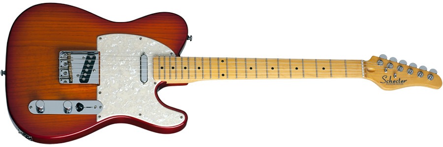 Schecter PT Standard, sunburst cherry finish electric guitar