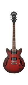 Ibanez Artcore Am53 Semi-Hollow Electric Guitar Flat Sunset Red
