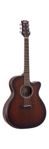 Mitchell Terra Series T433ce-Bst Auditorium-Size Cutaway Acoustic-Electric Guitar Edge Burst