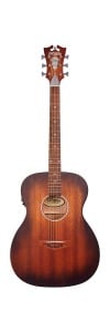 D'angelico Premier Series Tammany Ls Orchestra Acoustic-Electric Guitar Aged Mahogany
