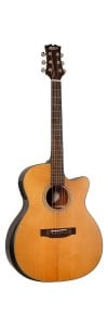 Mitchell T413ce Solid Torrefied Spruce Top Auditorium Acoustic-Electric Cutaway Guitar