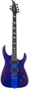 Caparison Guitars Dellinger Ii Fx Prominence Ebony Fingerboard Electric Guitar Transparent Spectrum Blue
