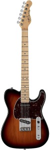 G&L Fullerton Deluxe Asat Classic Maple Fingerboard Electric Guitar 3-Tone Sunburst