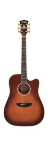 D'angelico Excel Bowery Dreadnought Acoustic-Electric Guitar Autumn Burst