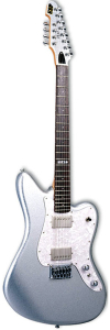 ESP XJ-12 silver sparkle electric guitar