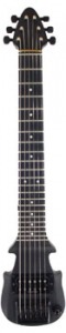 Palm Guitar electric travel guitar msde from carbon fibre -  front view