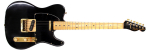 Fender Black and Gold telecaster, electric guitar