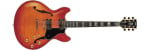 Yamaha SA-2200 semi-hollow bodied electric guitar, violin sunburst finish