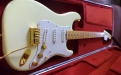 1981-83 the Strat must have taken 3 years to build and get all that gold on!  Still new in case, with hang tag, detailed info and owner's manual.