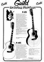 Guild 12 string acoustic guitars 1978