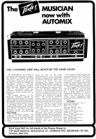 Peavey Musician amplifier 1976 advert