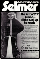 Saxon 825 advert 1974