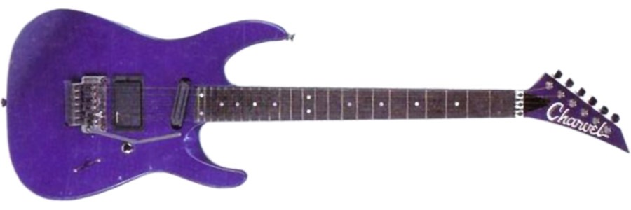 Charvel 550XL professional electric guitar, purple finish