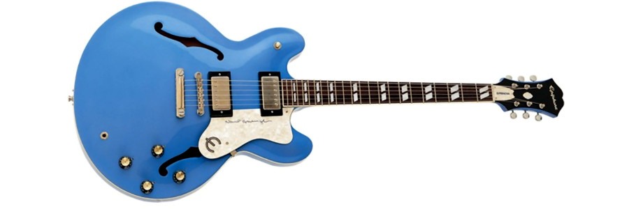Epiphone Noel Gallagher Supernova electric guitar (Man City blue)