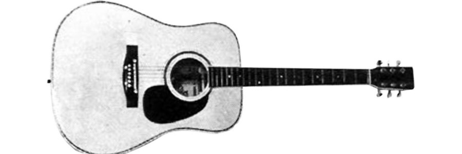 Saxon 825 acoustic guitar